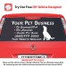 Rear Glass  Decal - Pet Services 3